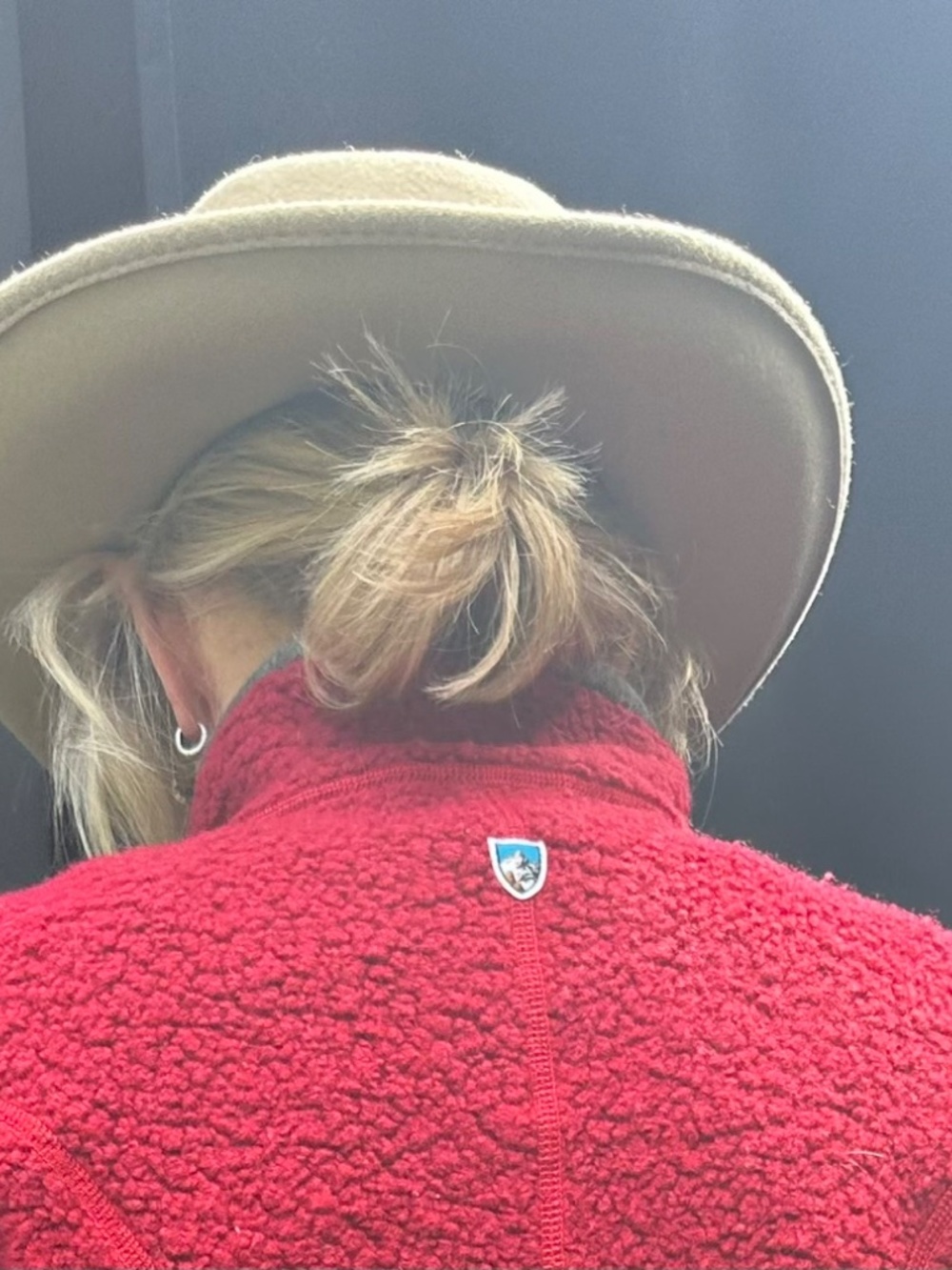 KUHL Red and Grey Fleece Jacket - Picture 3 of 10